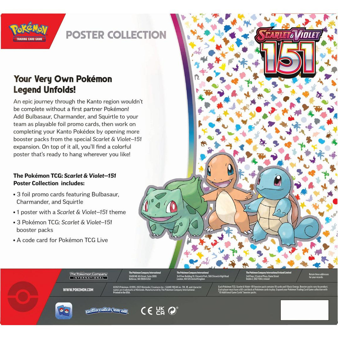 Pokemon Scarlet & Violet 151: Poster Collection (PRE-ORDER)